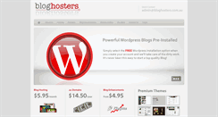 Desktop Screenshot of bloghosters.com.au